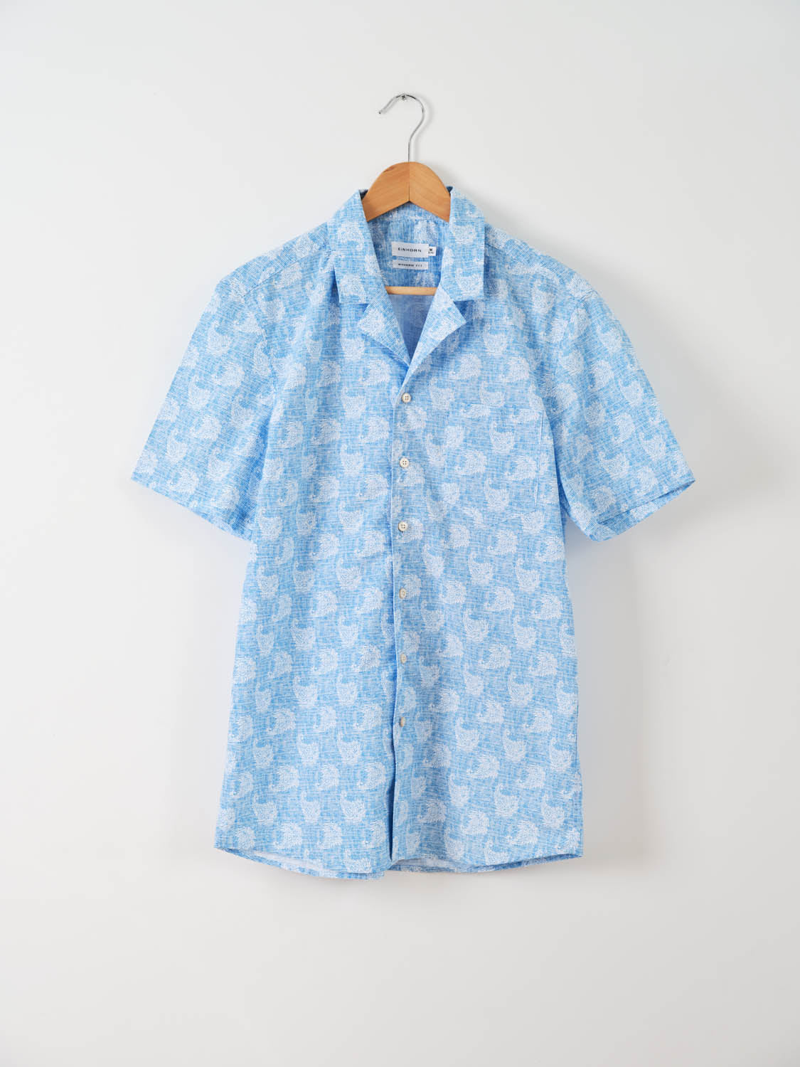 Resort Shirt Modern Fit Blau Print