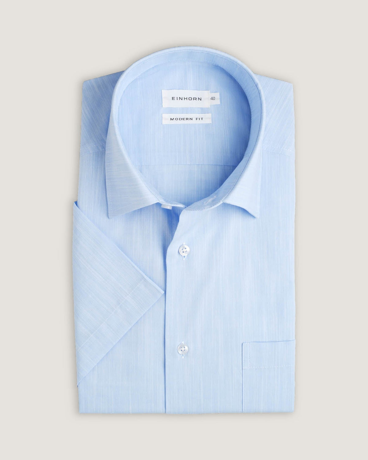 Kurzarmhemd Regular Fit Hellblau