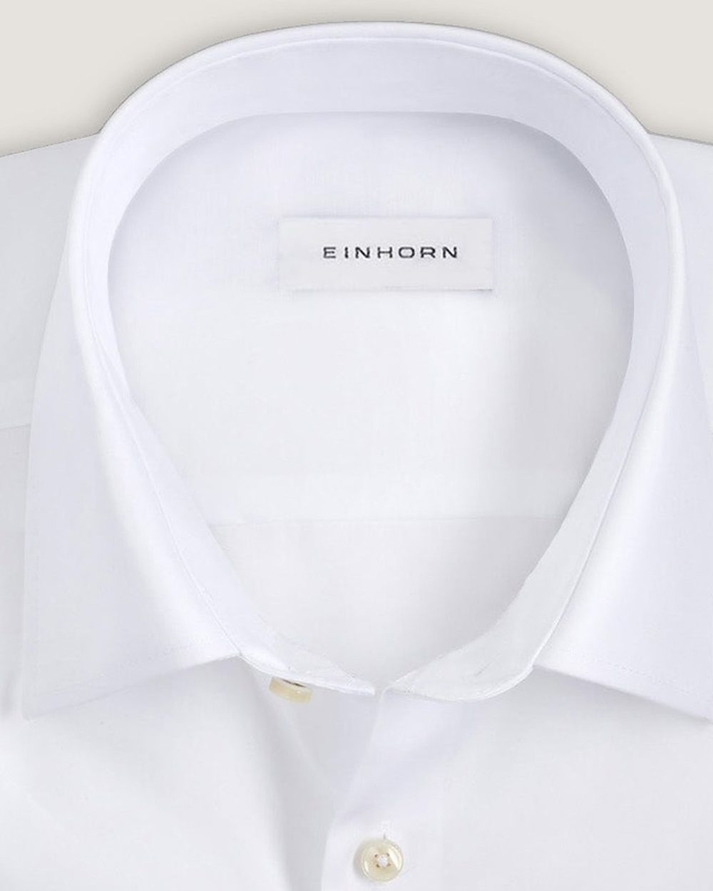Kurzarmhemd Regular Fit Non Iron Weiss, Detail Kragen