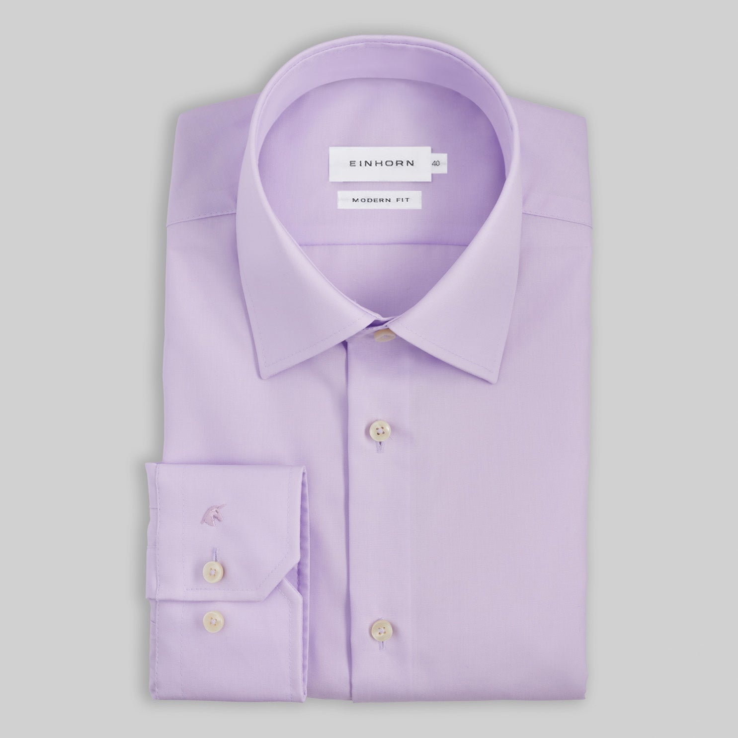 Hemd Modern Fit Non Iron Lila