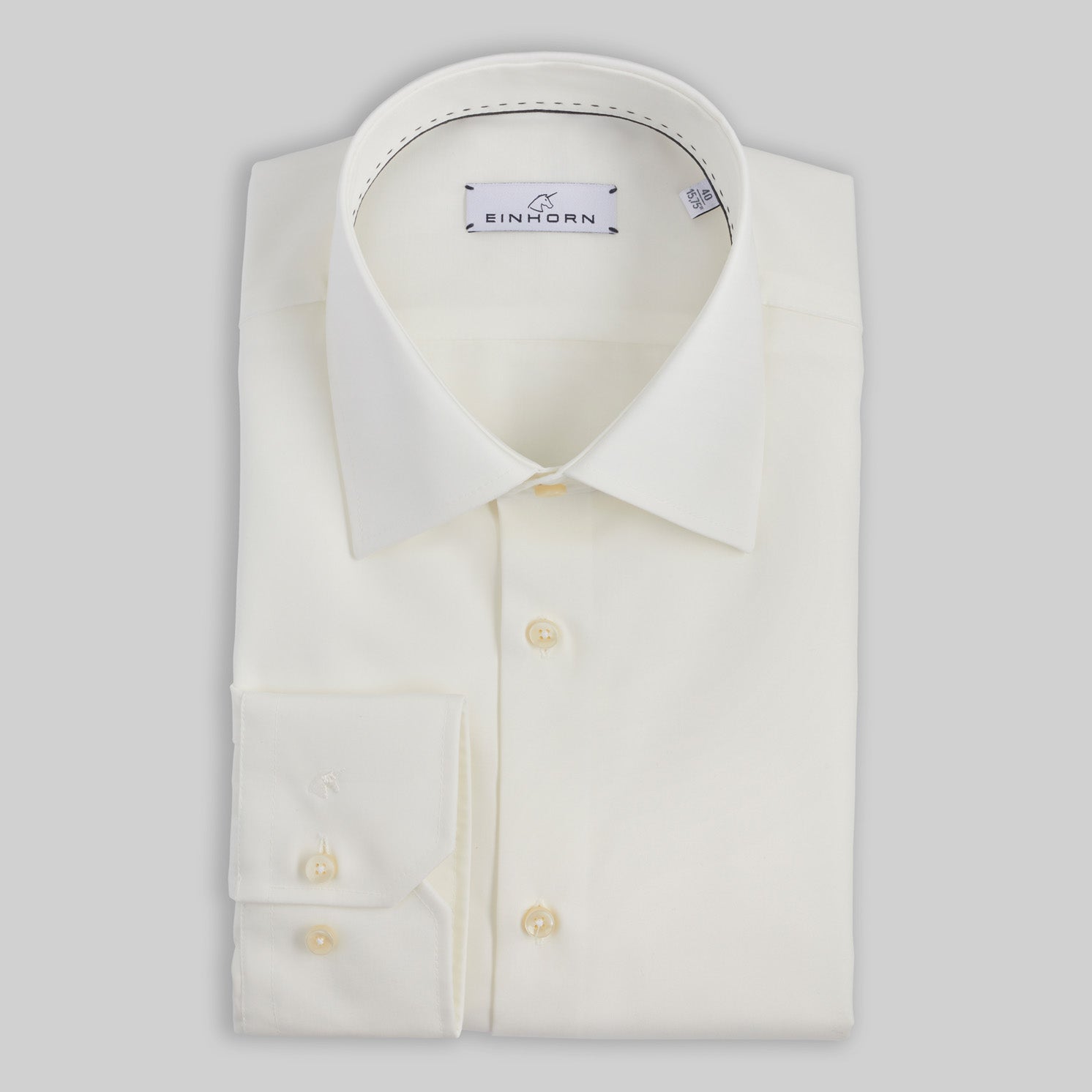 creme hemd einhorn weiss creme herrenhemd