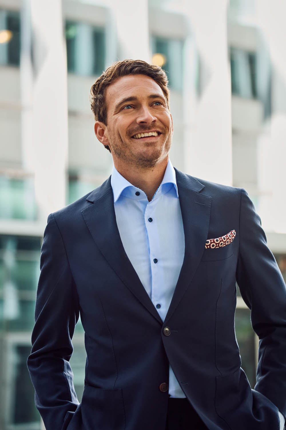 Hemd Modern Fit Hellblau