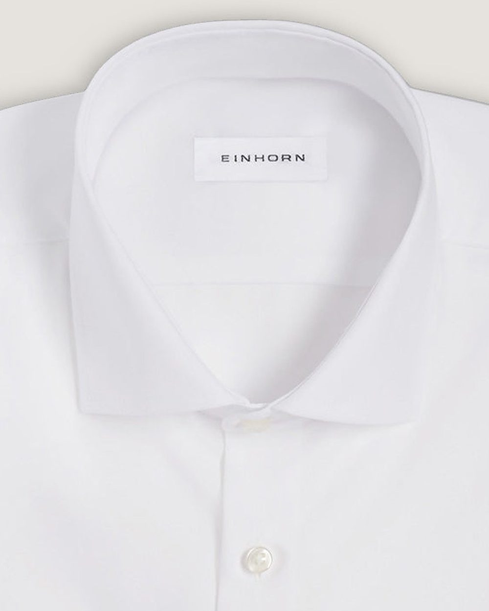 Hemd Body Fit Non Iron Weiss, Detail Kragen