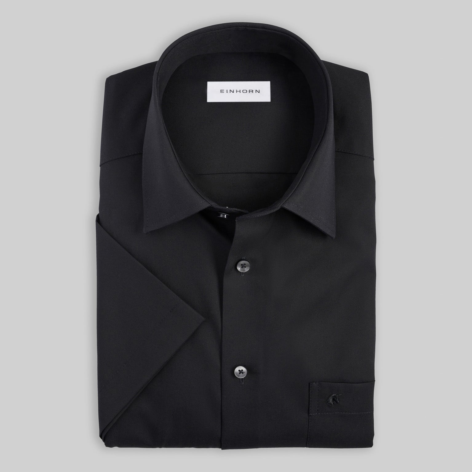 schwarzes kurzarm hemd für herren herrenhemd für männer mann man black shirt hemd 